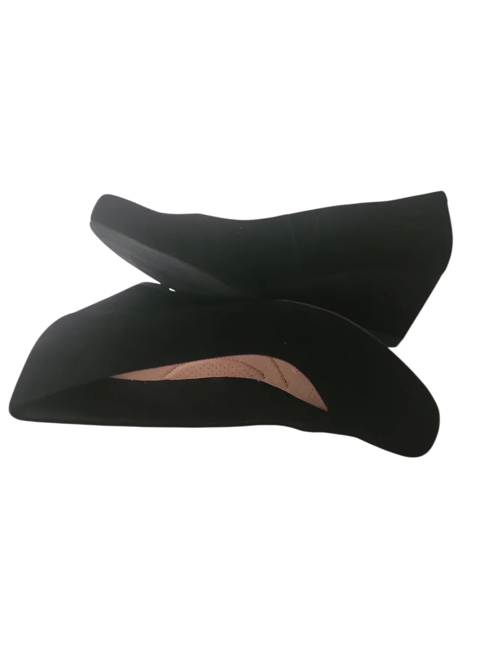 Clarks Flores Tulip Clarks Collection Black Suede Wedge OrthoLite Heel Size 9